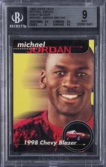 1998-99 Upper Deck Chevy Blazer Michael Jordan (Smiling) - BGS MINT 9